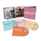 Musik-CD-Set "Heartstopper", helle und bunte Verpackungen mit Fotos und Titeln der Netflix-Serie.