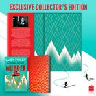 EXCLUSIVE COLLECTOR’S EDITION. Geometrische Muster, Buchcover, zwei Skifahrer unten rechts.