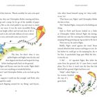 Es gibt zwei Titel: "A LITTLE BOY AND HIS BEAR" und "PIGLET FLIES HIGH". Illustration: Ein Junge fliegt einen bunten Drachen.
