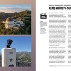 GRIFFITH OBSERVATORY, LOS ANGELES, USA - REBEL WITHOUT A CAUSE. Oben: Aussicht auf LA. Unten: James Dean Statue.