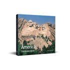 "America THEN AND NOW®", Frank Hopkinson. Abbildung: Mount Rushmore mit den vier Präsidentenköpfen, blauer Himmel.