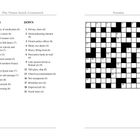 Kreuzworträtsel aus "The Times Quick Crossword". Oben links "ACROSS" und "DOWN", daneben das Gitterrätsel.