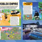 "YOUR ROBLOX EMPIRE" beschreibt vier Spiele: Egg Empire, Tree Mansion Tycoon, Mega Mansion Tycoon, Mega Butterfly Tycoon.