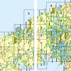 Kartenillustration mit Ortsnamen: Edinburgh, Newcastle upon Tyne, Middlesbrough, York, Leeds, Sheffield, Liverpool, Manchester.