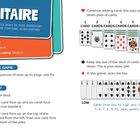 "Solitaire: Players: 1, Cards: 1 deck, Difficulty: Medium. Ziel: Vier Sequenzen von Assen bis Königen bauen."