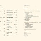 Links: „ILLUSTRATIONS“ - Auflistung von Kapiteltiteln mit Seitenzahlen. Rechts: „CONTENTS“ - Inhaltsverzeichnis mit Kapiteln und Seitenzahlen.
