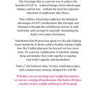 Ein Buchcover zeigt den Titel "The Nozempic Diet" von Kim Pearson. Ein blaues Maßband ist zu sehen.