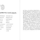 Zahl 79 und Text: "Complete this word search." Wörterliste: GULFSTREAM, HURRICANE, ATLANTIC. Rechts ein Buchstabensuchgitter.
