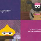 „They avoid me like I've got germs.“ Eine Illustration mit Tierfiguren und pinkem Hintergrund.