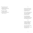 Links ein Gedicht über einen Brief an die Welt aus Natur, rechts zwei Gedichte über Erfolg und das Teilen von Nacht und Morgen.