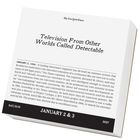 "Television From Other Worlds Called Detectable" steht oben. Darunter ein Artikel mit Datum: "January 2, 1966."