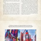 „MY KIND OF TOWN“: Text über das geschäftige Leben in amerikanischen Städten. Darunter ein buntes, leuchtendes Stadtbild.