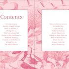 Links: "Contents, Introduction xx, Metallic Mighty Mite xx..." Rechts: "Nature's Contractor xxx, Fit the Bill xxx..." Hintergrund: Vogel-Illustrationen in Rosa.