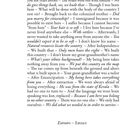 Text mit Gedanken über Heimat, Herkunft und Identität. Unten steht „Extraire – Extract“. Seitenzahl: 15.