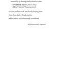 Text über Lebenserwartung und Wohlstandszunahme. Zitat von Yuval Noah Harari, gefolgt von einem Gedicht über Zeitkauf. Seite 42.