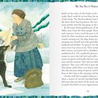 Text oben: "Who Has Won to Mastership." Unten: Seitenzahl "95". Links Illustration: Person füttert Hunde vorm Zelt im Schnee.