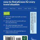 "Lonely Planet", Phrasen in 120+ Sprachen, Reisetipps. Abschnitt "PLUS" mit Highlights. Blaues Design, Drache unten rechts.
