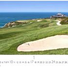 „1 CASAERS EDITION“ steht am unteren Rand. Landschaft mit einem Golfplatz und einem Gebäude am Meer.