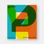 Text: "VITAMIN P4", "PHAIDON", "NEW PERSPECTIVES IN PAINTING". Bunte geometrische Formen überlagern sich.