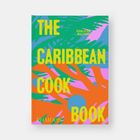 "THE CARIBBEAN COOK BOOK" von "RAWLSTON WILLIAMS". Buntes, tropisches Coverdesign mit Pflanzenmotiven.