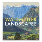 "Sarah Herring mit Arnika Groenewald-Schmidt, National Gallery Global, London. WALDMÜLLER LANDSCAPES in großen Buchstaben."
