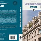 "VERBORGENES PARIS" von Thomas Jonglez. Blassblaues Buchcover mit Foto einer Hausfassade und Skulpturen oben.