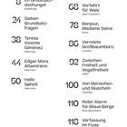 „Spurensuche“ und „Stadtporträts“ mit nummerierten Titeln wie „Vorwort“ und „Stadt der Bienenautobahnen“.