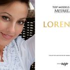 "TOP MODELS OF METART.COM, LORENA B. Sammlung und Bearbeitung von Isabella Catalina." Nahaufnahme einer Frau in Weiß.