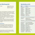 Ruckzuck Mathespiele: Spiele für 1. Schuljahr. Spielübersicht mit Themen wie Plus, Minus und Verdoppeln, Zahlenraum bis 20.