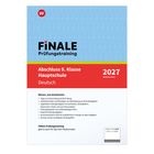 "FINALE Prüfungstraining. Abschluss 9. Klasse Hauptschule. Deutsch 2027 Niedersachsen." Cover mit blauem Muster, rotem Abschnitt.