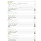 Inhaltsverzeichnis mit fünf Lektionen: Begrüßung, Essen, Wetter, Unterwegs, Verkehr. Seitenzahlen und Lernziele sind aufgelistet.