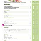 Inhalt, Vorwort, Rechtschreibung, Grammatik, Wortarten, Sätze. Zwei Figuren mit Begrüßungstext und Checklisten.