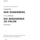 KÖNIGS ERLÄUTERUNGEN BAND 502: DER RUNENBERG, DIE BERGWERKE ZU FALUN, Textanalyse von Magret Möckel. Bange Verlag Logo.