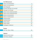 Inhaltsverzeichnis mit Themen wie "Der Zahlenraum bis Million" und "Addition". Kapitelangaben: "Arbeit mit Stufenzahlen 6".