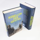 "REBELLEN DES GEISTES" steht in gelben Buchstaben auf dem Cover, mit einer Abbildung von Oxford im Hintergrund.