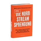 "Die Nord Stream Sprengung", Bojan Pancevski, SPIEGEL Bestseller. Orange Buchcover mit konzentrischen Kreisen.