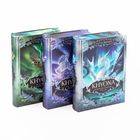 Drei Fantasy-Bücher: "Khyona: Gefährten von Feuer und Eis", "Die Magie der Eisdrachen", "Im Bann des Silberfalken".