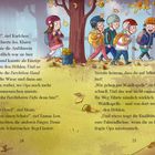 Text: „Mir nach!“, rief Karlchen und marschierte los [...]

Ein blauer Himmel, Kinder mit Helmen, ein Herbstbaum. Bunte Blätter, Kinder wandern frohgelaunt. Seiten 24-25.