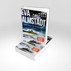 Auf dem Bild ist der Kriminalroman "Die letzte Predigt" von Eva Almstädt zu sehen. Ein stürmischer Strand ist abgebildet.