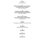 Inhaltsverzeichnis mit Seitenzahlen und Titeln: Vorwort, Essays, Katalog, Biografie, Werk- und Bibliografie, Impressum.