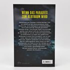 "WENN DAS PARADIES ZUM ALBTRAUM WIRD", Text über Biologin Lara auf einer Insel, mysteriöse Geschehnisse, Funkabriss, Eskalation.