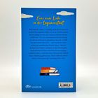 **Eine neue Liebe in der Lagunenstadt** steht in gelber Schrift auf blauem Grund, darunter liegt ein Stapel Bücher mit einer Taube.