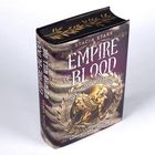 "Empire of Blood: We Who Will Die. Kämpfe. Liebe. Überlebe. Goldene Figur auf dunklem Hintergrund."