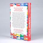 „Dieser Roman lässt Sie wieder an das Gute im Menschen glauben.“ Buntes Cover mit stilisierten Wohngebäuden.