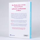 Buchrückseite mit Text: "Ein Wiedersehen mit den Hummerfrauen: Aufbrüche und Abschiede in Maine" und Charakterbeschreibungen.