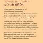 Warum wir fühlen, wie wir fühlen. Fragen zu Emotionen. Stefanie Stahl diskutiert in 45 Essays psychologische Themen.