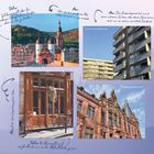 Alte Brücke, Altstadtstube, Universitätsbibliothek, Emmertsgrundpassage. Handgeschriebene Notizen über persönliche Erlebnisse.