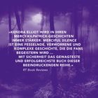 Text auf lila Hintergrund: 
„Kendra Elliot wird in ihren Mercy-Kilpatrick-Geschichten immer stärker... RT Book Reviews“.