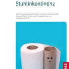 „Stuhlinkontinenz: Hilfe bei unkontrolliertem Verlust von Stuhl. TRIAS Verlag.“ Eine Toilettenpapierrolle mit Gesicht.
