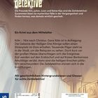 "Die Zeitdetektive", Krimi aus dem Mittelalter, Köln 1164 AD. Detektive lösen mysteriöse Fälle. Illustration eines Kirchenfensters.